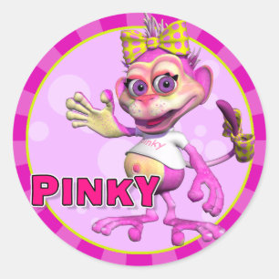 Leuke Pinky Stickers
