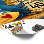 Leuke Pirate speelkaarten Parrot Beach Poster (Hoek)