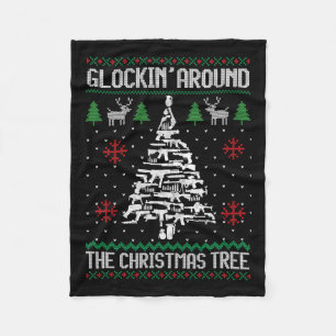 Leuke Pistolen Lelijke Kerst S voor Pistool liefhe Fleece Deken