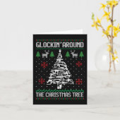 Leuke Pistolen Lelijke Kerstdagen voor Pistool Lie Kaart (Gele Bloem)