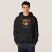 Leuke Pitbull hond Hoodie (Voorkant volledig)