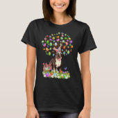 Leuke Pitbull Honden Met Konijnenoren Paaseierboom T-shirt