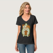 Leuke Pitbull In Avocado Pitbull Lover Avocado Lie T-shirt (Voorkant volledig)