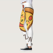 Leuke Pizza Liefde Sticker Leggings (Links)