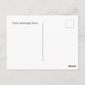 Leuke pizza liefhebbers tekst toevoegen briefkaart (Achterkant)