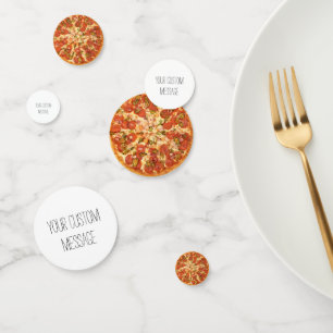 Leuke Pizza Lover Verjaardagsfeest Custom Celebrat Confetti