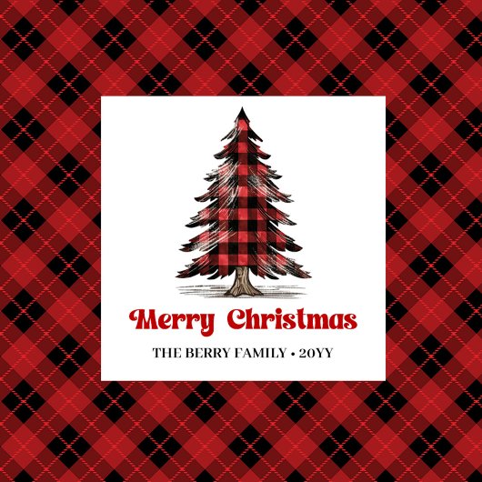 Leuke Plaid Boom Kerst Pullover Festive Outfit
