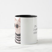 Leuke plannen met mijn kat Cute Drawing Typografie Mok (Midden)