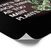 leuke plant liefhebbers citeren gewaagde natuur fo poster (Hoek)