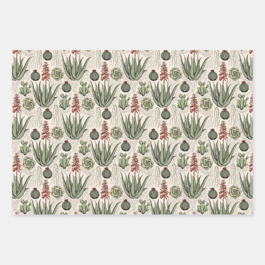 Leuke Plant Lover Aloë Vera Planten Succulents Cac Inpakpapier Vel (Voorkant 2)