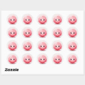 Leuke pluizige bal Cartoon Stickers (Vel)
