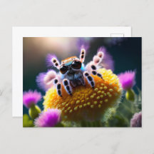 Leuke pluizige spin, Postcrossing