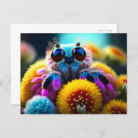 Leuke pluizige spin, Postcrossing