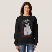 Leuke poedel essentieel trui (Voorkant volledig)