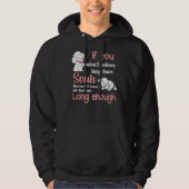 Leuke poedel liefde hoodie (Voorkant)