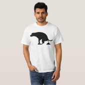 Leuke poepende hond t-shirt (Voorkant volledig)