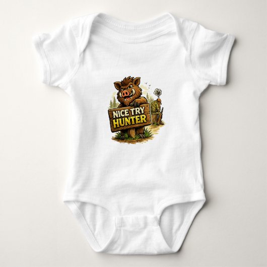 Leuke poging jager romper (Voorkant)