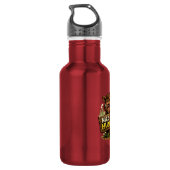 Leuke poging jager waterfles  (Achterkant)