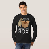 Leuke poging Schrodinger Kat Quantum Fysica Major  T-shirt (Voorkant volledig)