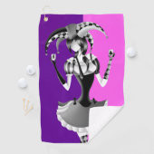 Leuke Poker Spelen Jester Golfhanddoek (Insitu)