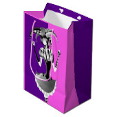 Leuke Poker Spelen Jester Medium Cadeauzakje (Voorkant Gekanteld)