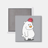 Leuke Polar Beer Cartoon Magnet (Voorkant / Achterkant)