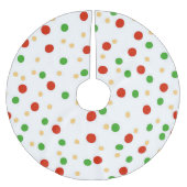 Leuke Polka Dot Kerstmis Kerstboom Rok (Voorkant)