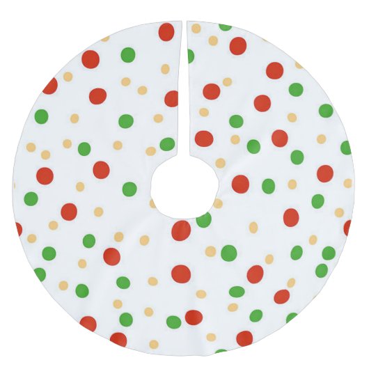 Leuke Polka Dot Kerstmis Kerstboom Rok (Voorkant)