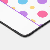 Leuke Polka Dot Roze Paarse Blauw Bureaumat (Hoek)