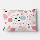 Leuke polka stippen patroon wit etui (Achterkant)