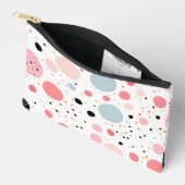 Leuke polka stippen patroon wit etui (Open)