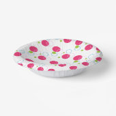 Leuke polka stippen verjaardagsfeestje papieren kommen (Gebogen)