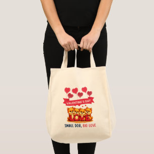 Leuke Pommerse Honden Liefde Tote Bag