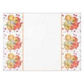 Leuke pompoen en appels Herfst seizoen wit Tafelkleed (Voorkant (Horizontaal))