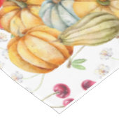 Leuke pompoen en appels Herfst seizoen wit Tafelkleed (Gekanteld)