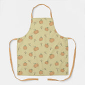 Leuke pompoen en herfstbladpatroon schort (Voorkant)