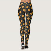 Leuke pompoen Halloween Zwart Leggings (Achterkant)