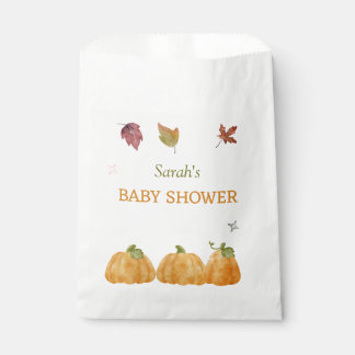 Leuke pompoen Herfst Baby shower uitnodiging Bedankzakje
