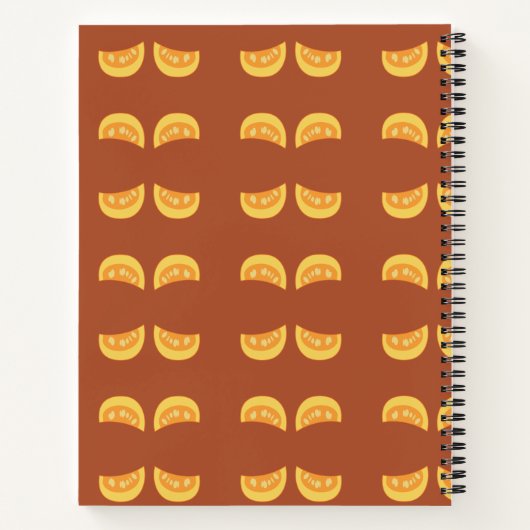 Leuke pompoen herfst recepten notitieboek (Achterkant)