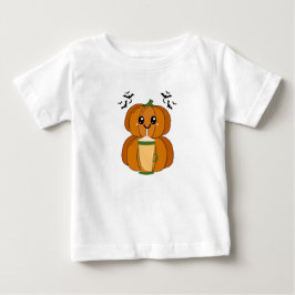 Leuke Pompoen Koffie Halloween T-Shirt