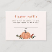 Leuke Pompoen Luier Raffle Informatiekaartje (Voorkant)