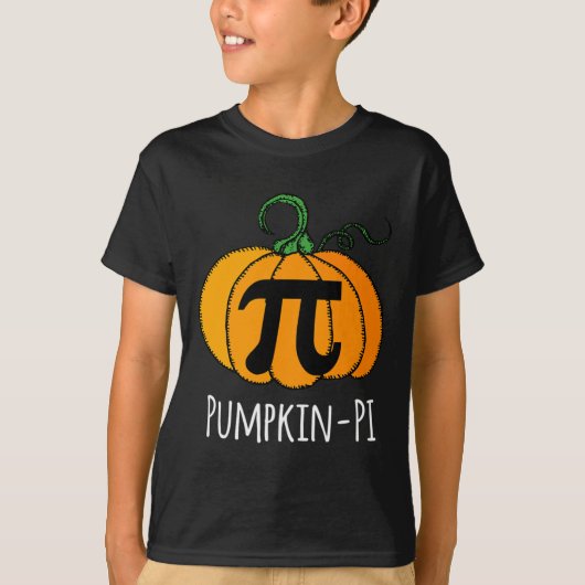 Leuke Pompoen Pi Halloween Kostuum Wiskunde Dag Si T-shirt (Voorkant)