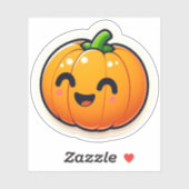 Leuke pompoen Sticker (Vel)