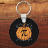 Leuke pompoen taart Halloween Herfst Thanksgiving  Sleutelhanger (Voorkant)