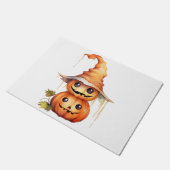 Leuke pompoenen Sticker Deurmat (Schuin)