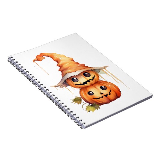 Leuke pompoenen Sticker Notitieboek (Rechterzijde)