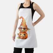 Leuke pompoenen Sticker Schort (Insitu)