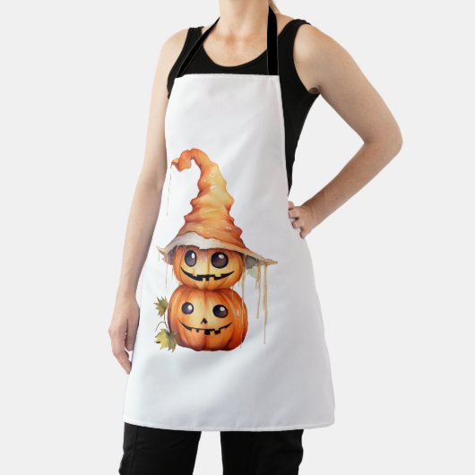 Leuke pompoenen Sticker Schort (Insitu)