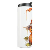 Leuke pompoenen Sticker Thermosbeker (Gedraaid links)