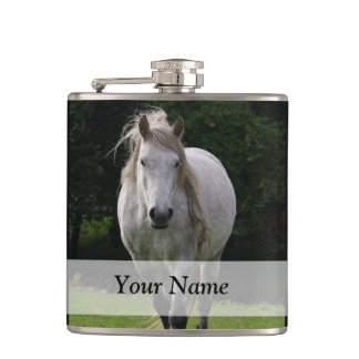 Leuke pony foto heupfles